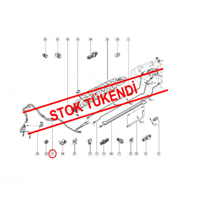 RENAULT CLİO III MODUS MAZOT FİLTRE HORTUMU 8200418848