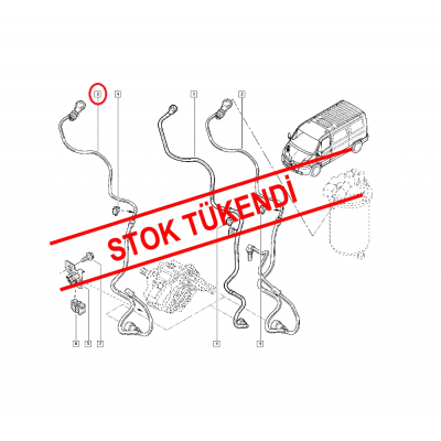 RENAULT MASTER II MAZOT HORTUMU 8200261761
