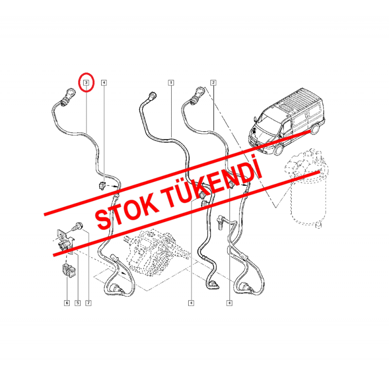 RENAULT MASTER II MAZOT HORTUMU 8200261761