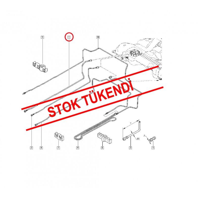 RENAULT MEGANE II SCENİC II YAKIT BESLEME HORTUMU 8200051236