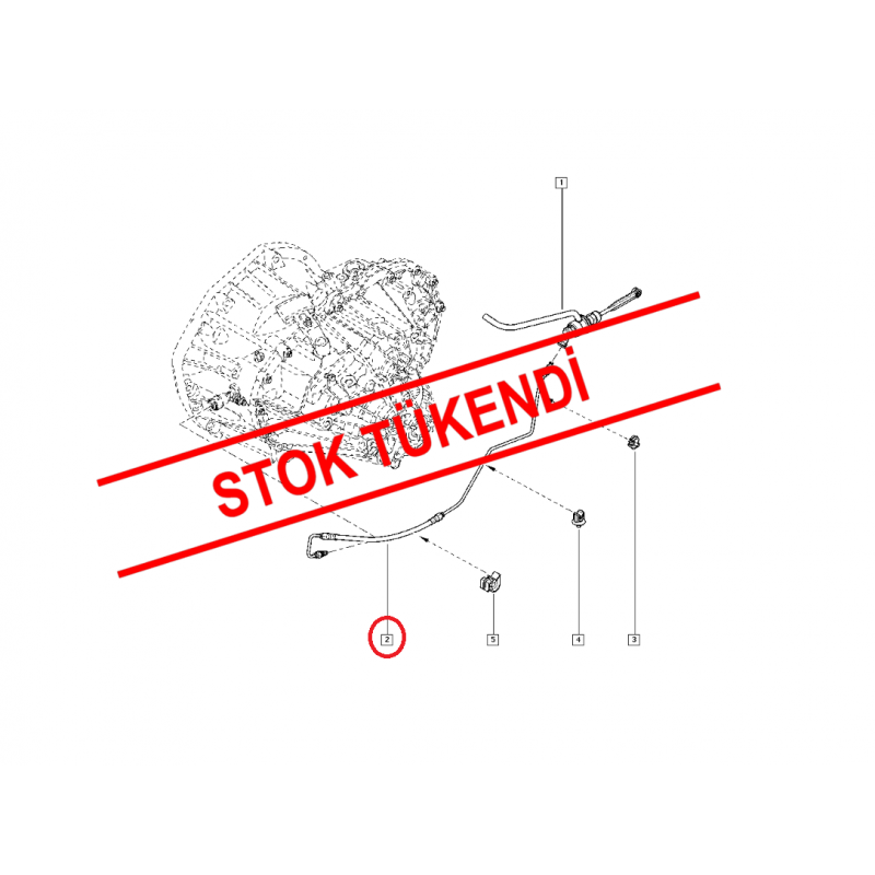 RENAULT MASTER 3 HİDROLİK DEBRİYAJ BORUSU 8200789594