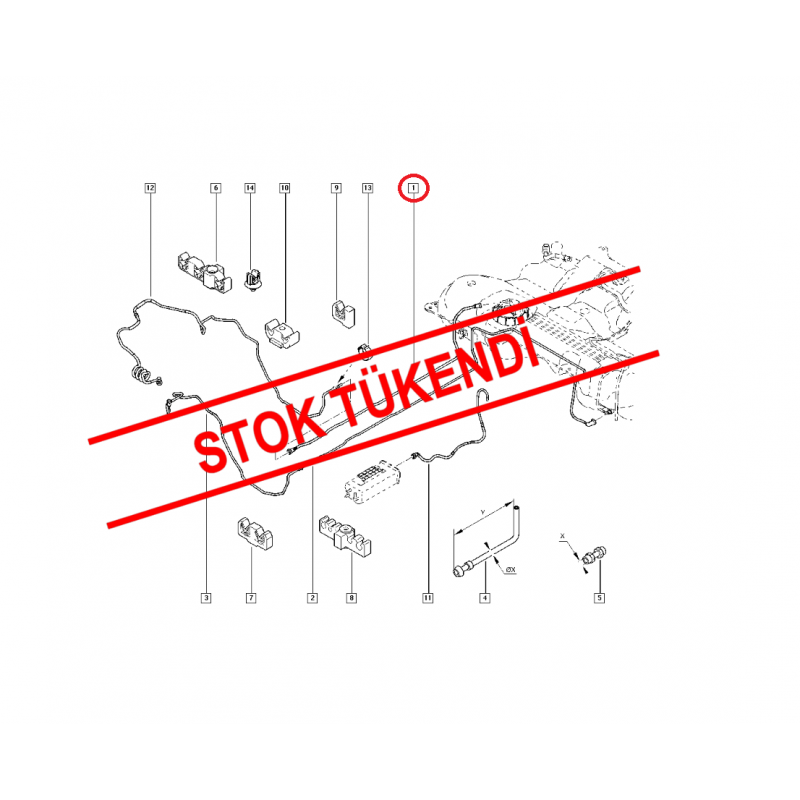 RENAULT MEGANE II SCENİC II YAKIT BESLEME HORTUMU 8200051234