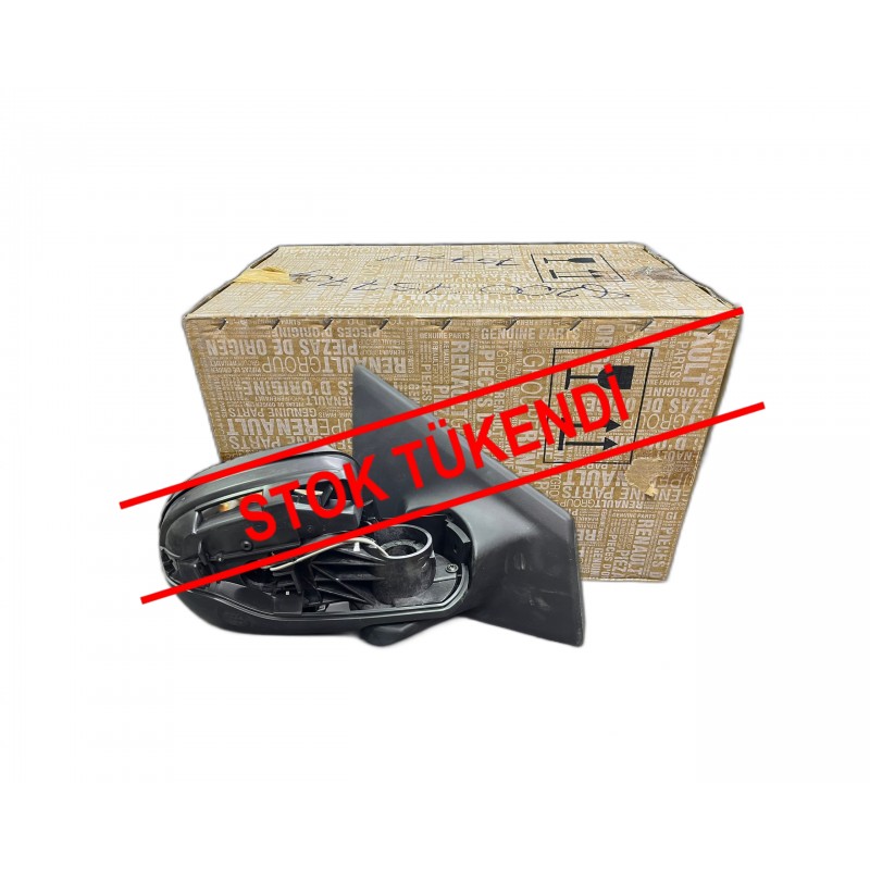RENAULT CLİO 3 - III HB SAĞ AYNA MANUEL 2009-2012 (AYNA CAM VE KAPAK HARİÇ) 7701071864