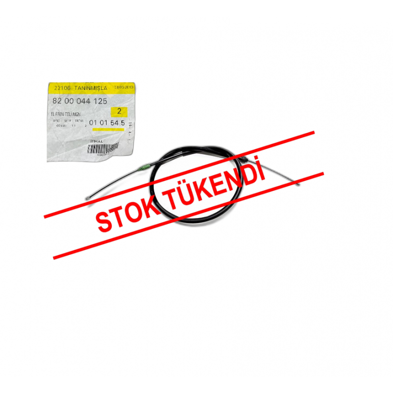 RENAULT MEGANE 1 EL FREN TELİ 7700424472 - 8200044125 - 7700436673 - 7700834651 - 7702255668