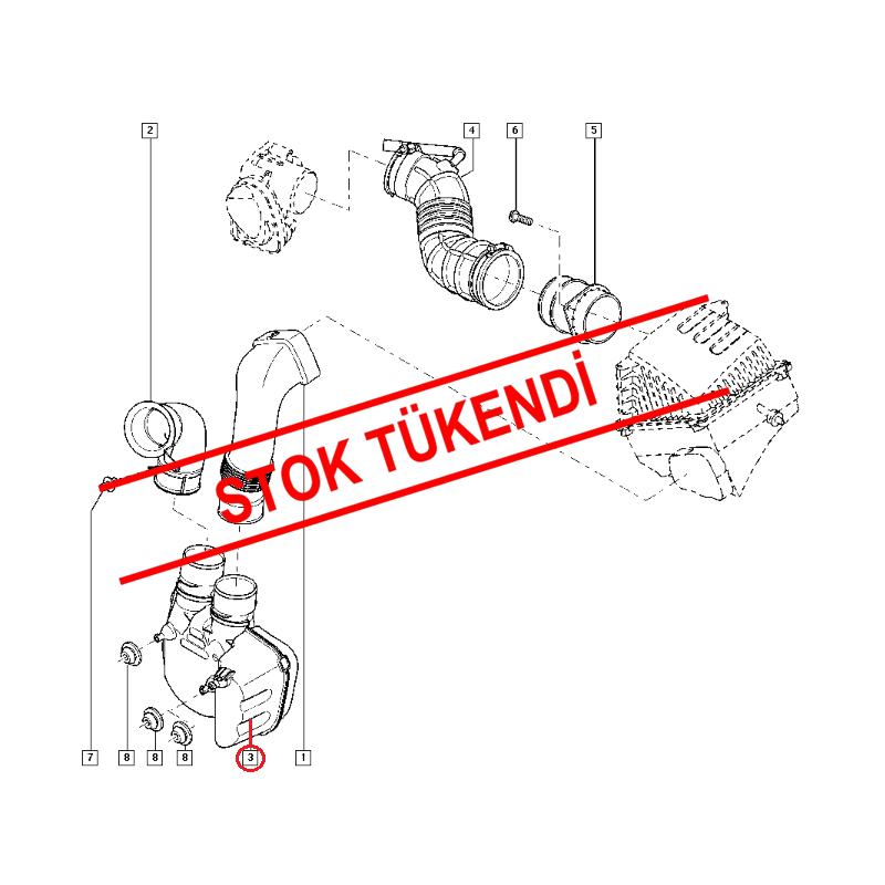 RENAULT LAGUNA 2 - II 1.6 16V K4M RESENATÖR 8200380751