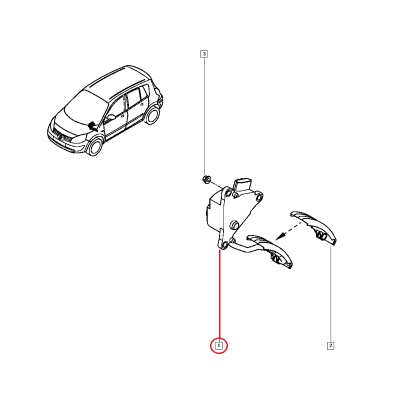 RENAULT SCENİC 2 - II GAZ PEDALI HIZ REGÜLATÖRSÜZ 8200159645