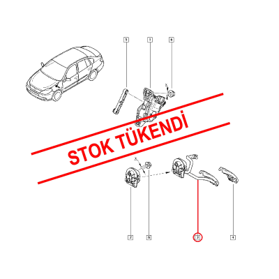 RENAULT CLİO SYMBOL THALİA 1.5 DCİ K9K GAZ PEDALI 8200415065