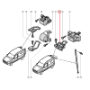 RENAULT KANGOO BAGAJ KİLİT KARŞILIĞI TEK KAPI 7700303209 (YERLİ)