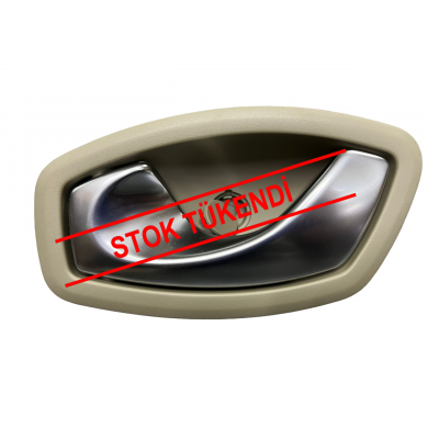 RENAULT FLUENCE MEGANE 3 CLİO IV - 4 SCENİC 3 LATİTUDE İÇ AÇMA KAPI KOLU SOL (BEJ KROM) 806700014R - 826730001R