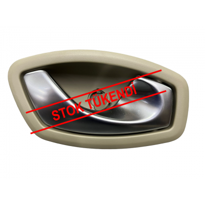 RENAULT FLUENCE MEGANE 3 CLİO IV - 4 SCENİC 3 LATİTUDE İÇ AÇMA KAPI KOLU SAĞ (BEJ KROM) 806710007R - 826720001R