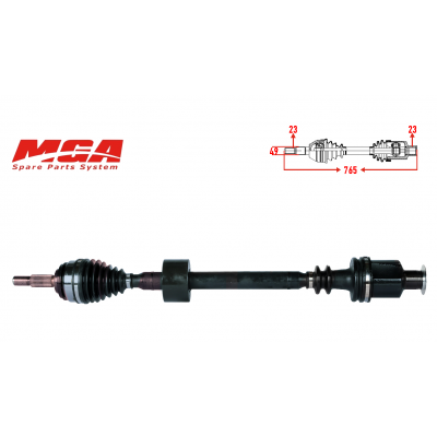 DACİA LOGAN 2004-2012 AKS SAĞ 6001548661 - 7711497480 - 8200499306 - 8200503359 - 391004298R (MGA MARKA)