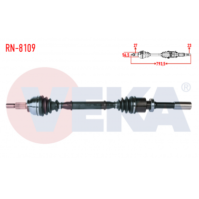 RENAULT LAGUNA 2 - II 1.6 16V K4M AKS SAĞ 7711134784 - 8200030619 - 8200107530 - 8200232883 - 7711134782 - 7711135319 (VEKA MARKA)