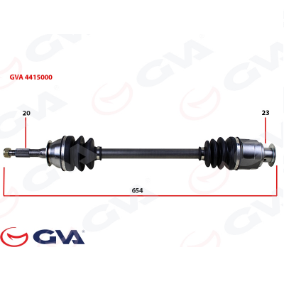 RENAULT 12 SAĞ SOL AKS 7701348085 - 7701348086 - 7701498699 - 7701498786 - 7711106127 (GVA MARKA)