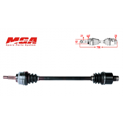 RENAULT MEGANE 1 1.6 8v K7M ABSLİ AKS SAĞ 7701352424 - 7701468840 - 7701352420 - 7701352597 - 7701468843 - 7701352474 - 7701469375 - 7700105486 - 7701352473 (MGA MARKA)