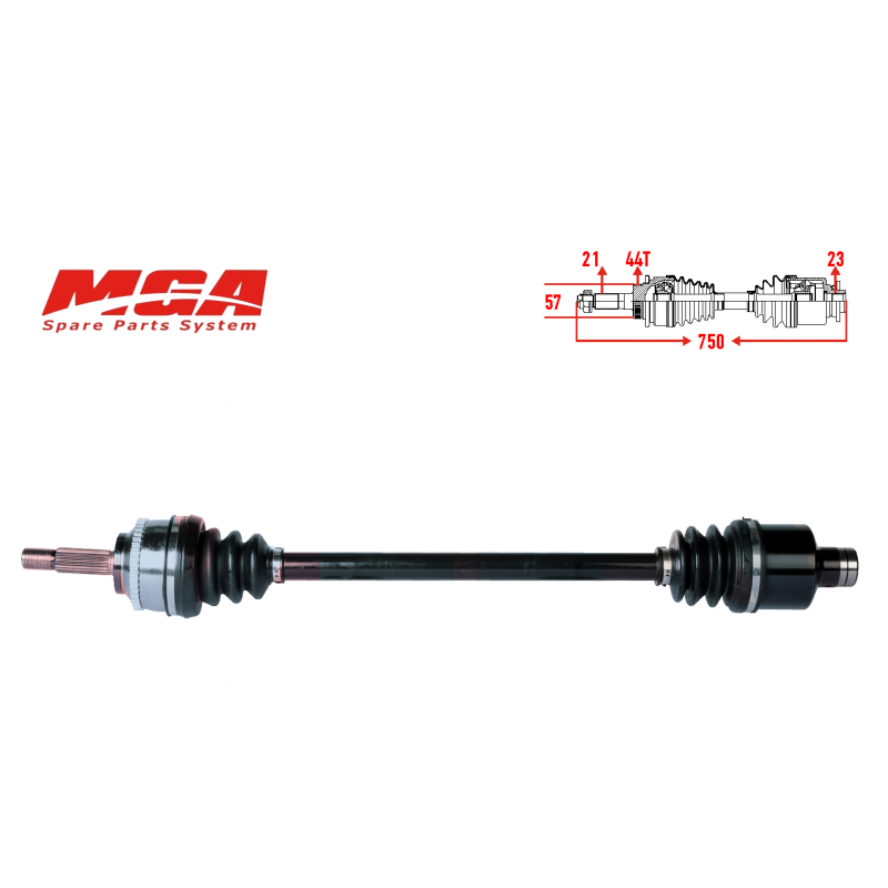 RENAULT MEGANE 1 1.6 8v K7M ABSLİ AKS SAĞ 7701352424 - 7701468840 - 7701352420 - 7701352597 - 7701468843 - 7701352474 - 7701469375 - 7700105486 - 7701352473 (MGA MARKA)