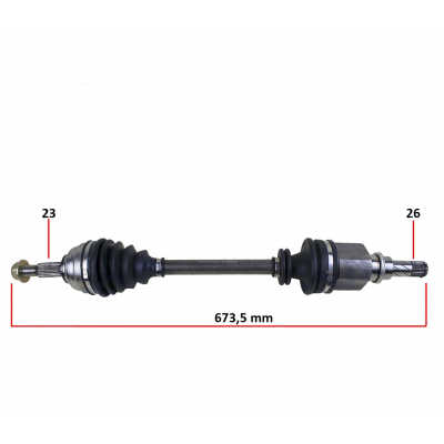 RENAULT MEGANE 2 - II AKS SOL 8200432515 - 8200511122 - 391010737R - 8200379236 - 8200264664 - 8200356803 - 8200432514 - 8200264667 - 8200351247 - 8200626043 - 7711135952 - 8200661557 - 8200167512 - 8200388506 - 8200511116 - 8200690053 (VEKA MARKA)