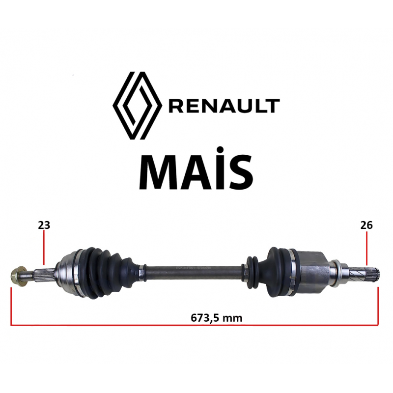 RENAULT MEGANE 2 - II AKS SOL 8200432515 - 8200511122 - 391010737R - 8200379236 - 8200264664 - 8200356803 - 8200432514 - 8200264667 - 8200351247 - 8200626043 - 7711135952 - 8200661557 - 8200167512 - 8200388506 - 8200511116 - 8200690053 - 391017096R