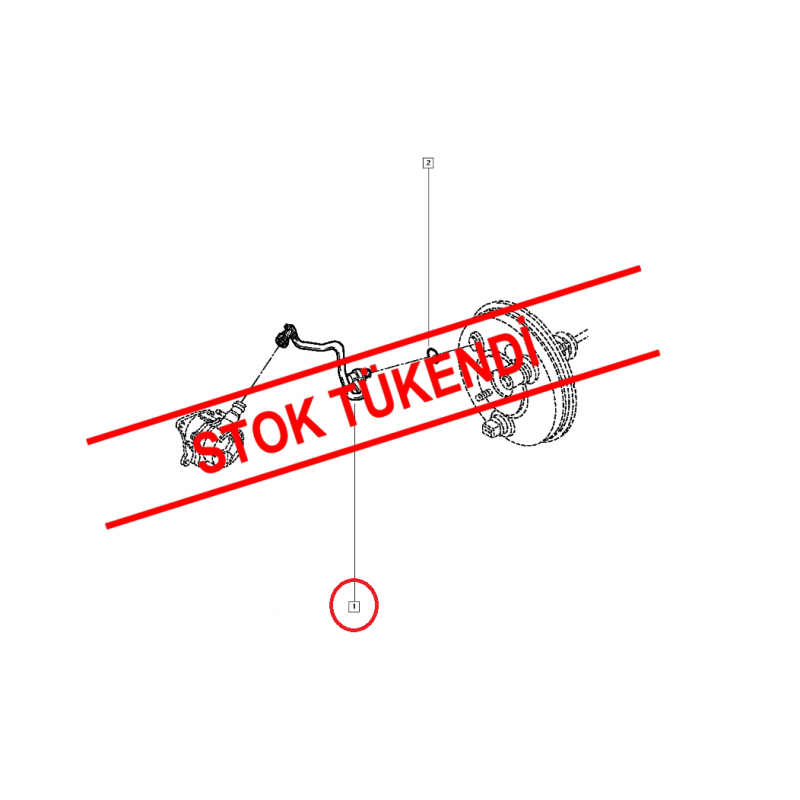 RENAULT MASTER 2 - II FREN HAVA DEPO HORTUMU 8200564283-8200246531